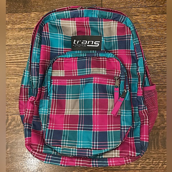 Jansport Bags Jansport Trans Backpack Plaid Poshmark